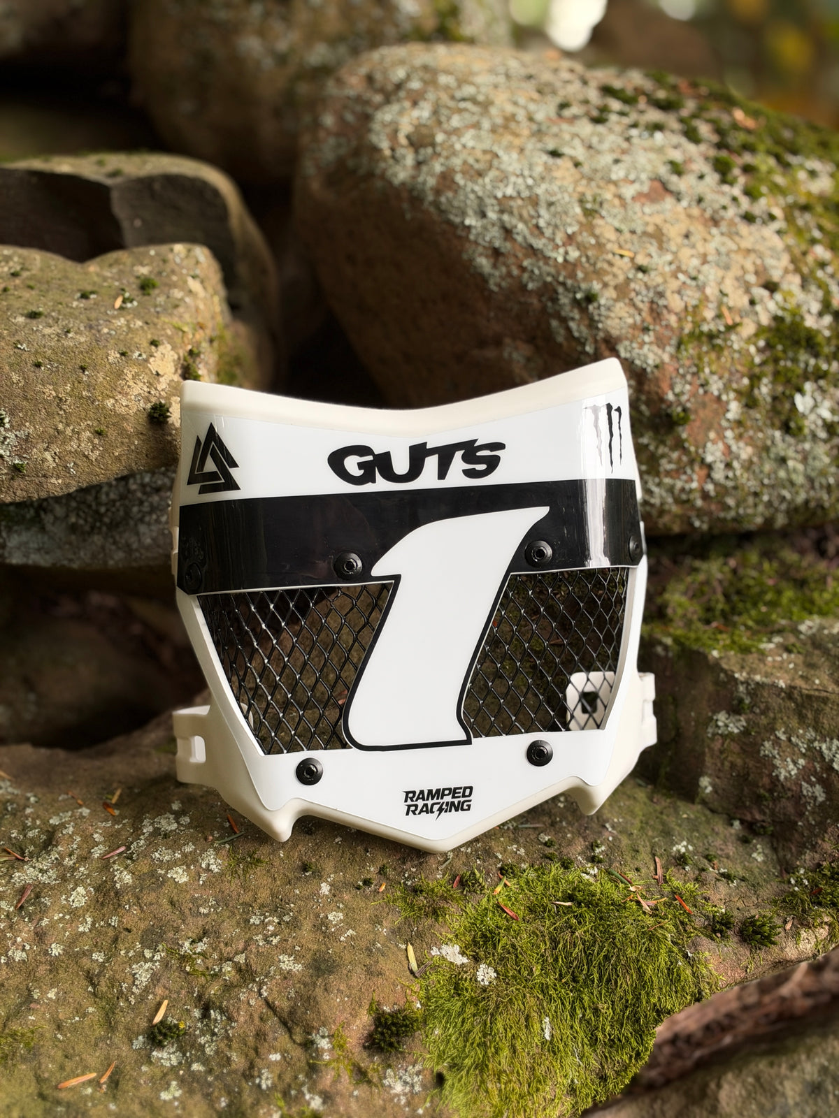 Custom Vented Plate Podium Style (White)