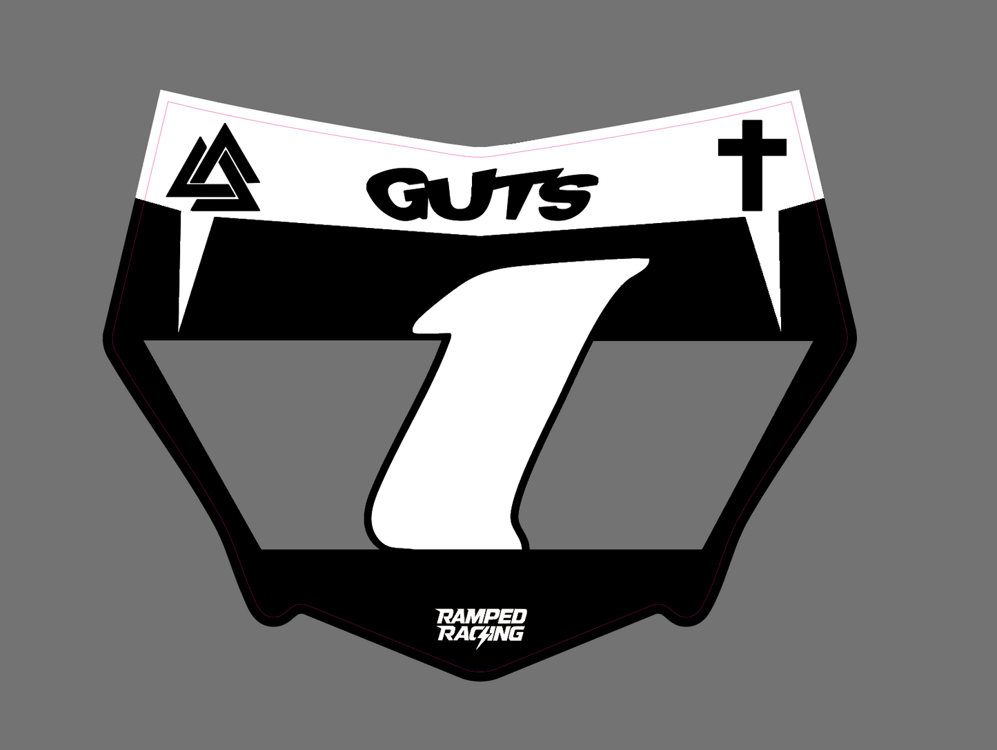 Fang Vented Plate (Black)