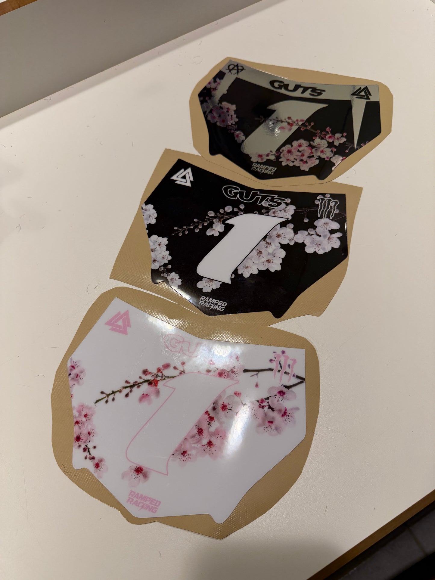 (Custom Color) Blossom Front Plate Decal