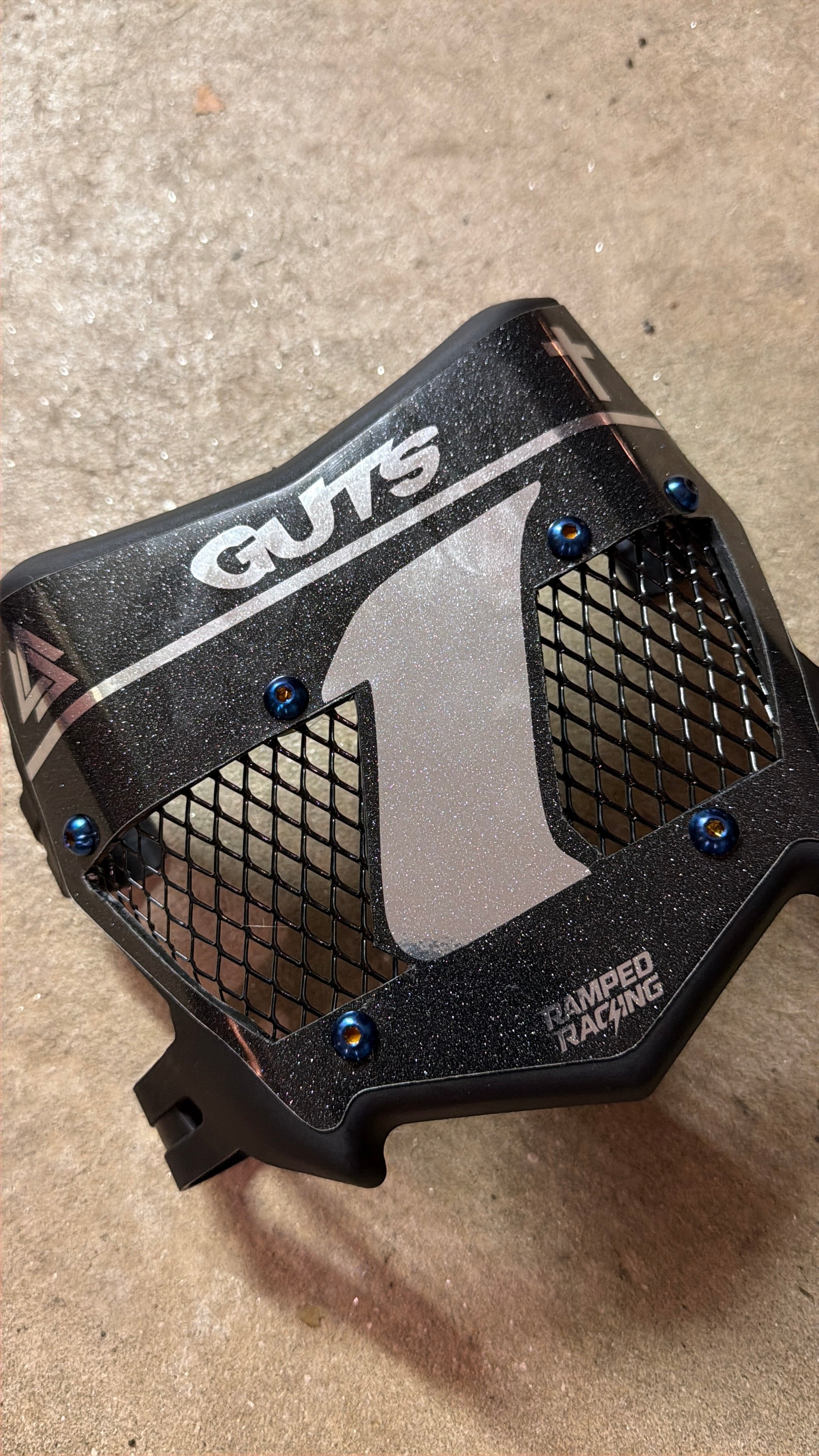 Custom Titanium Vented Plate (Black) – Ramped Racing