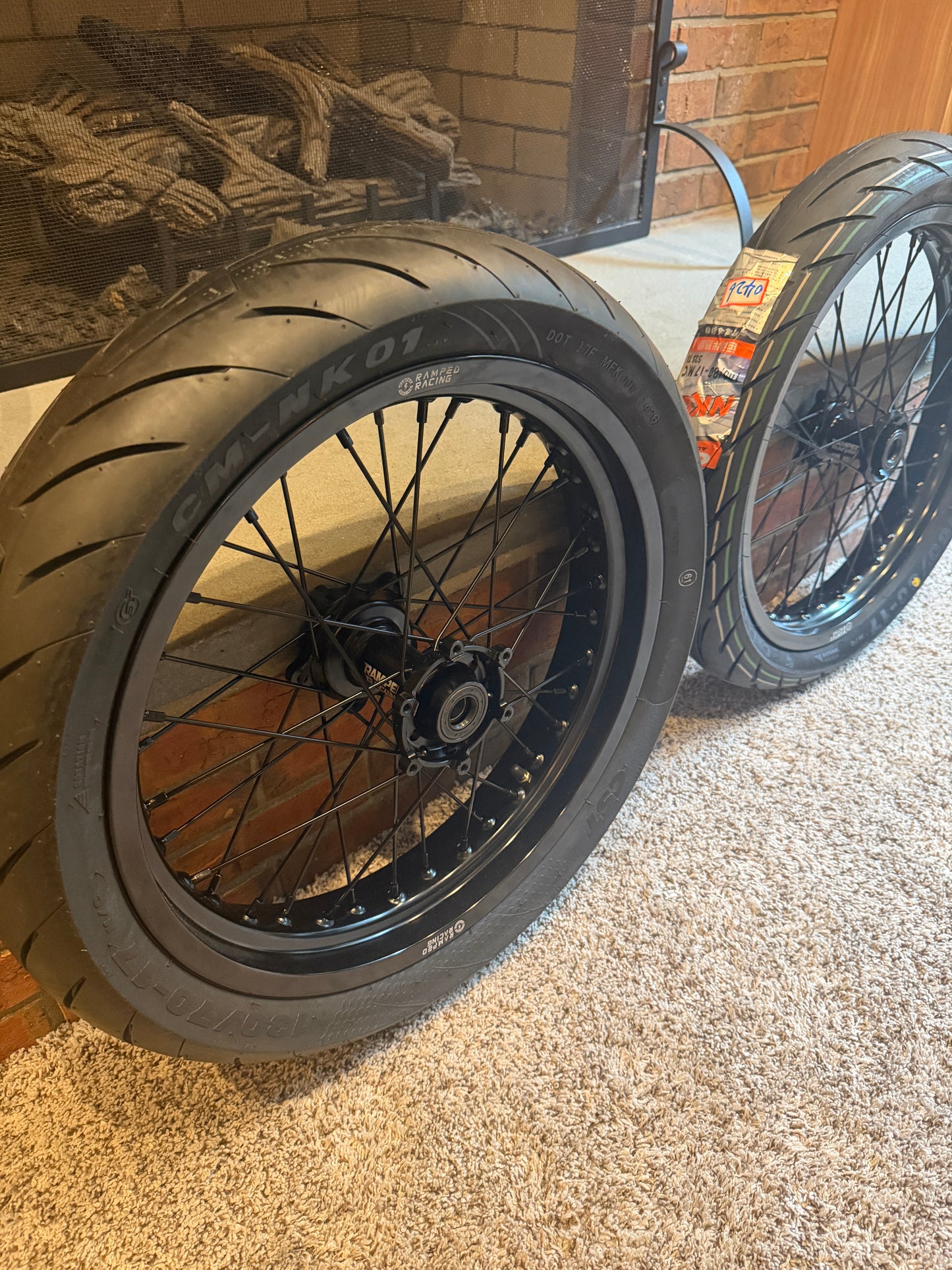17/17 Ultrawide Supermoto Wheel Set for Surron LBX 2 (PREE ORDER)