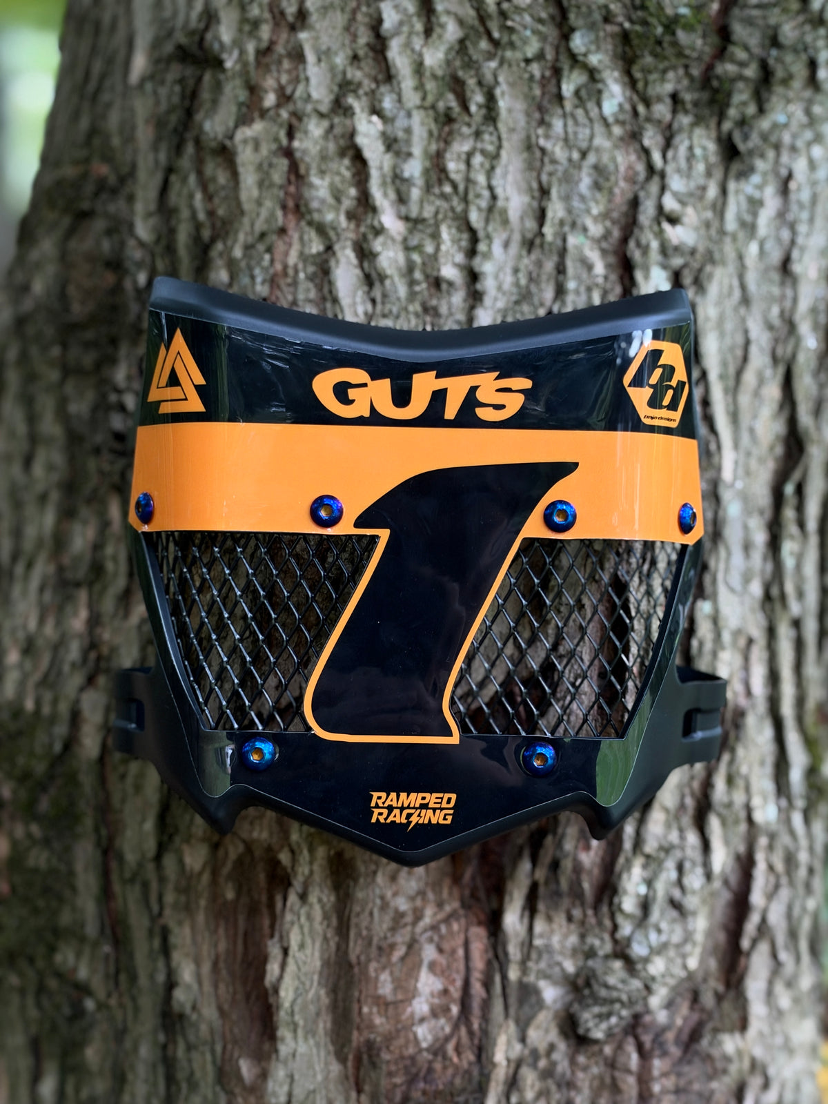 Custom Vented Plate Podium Style (Black)