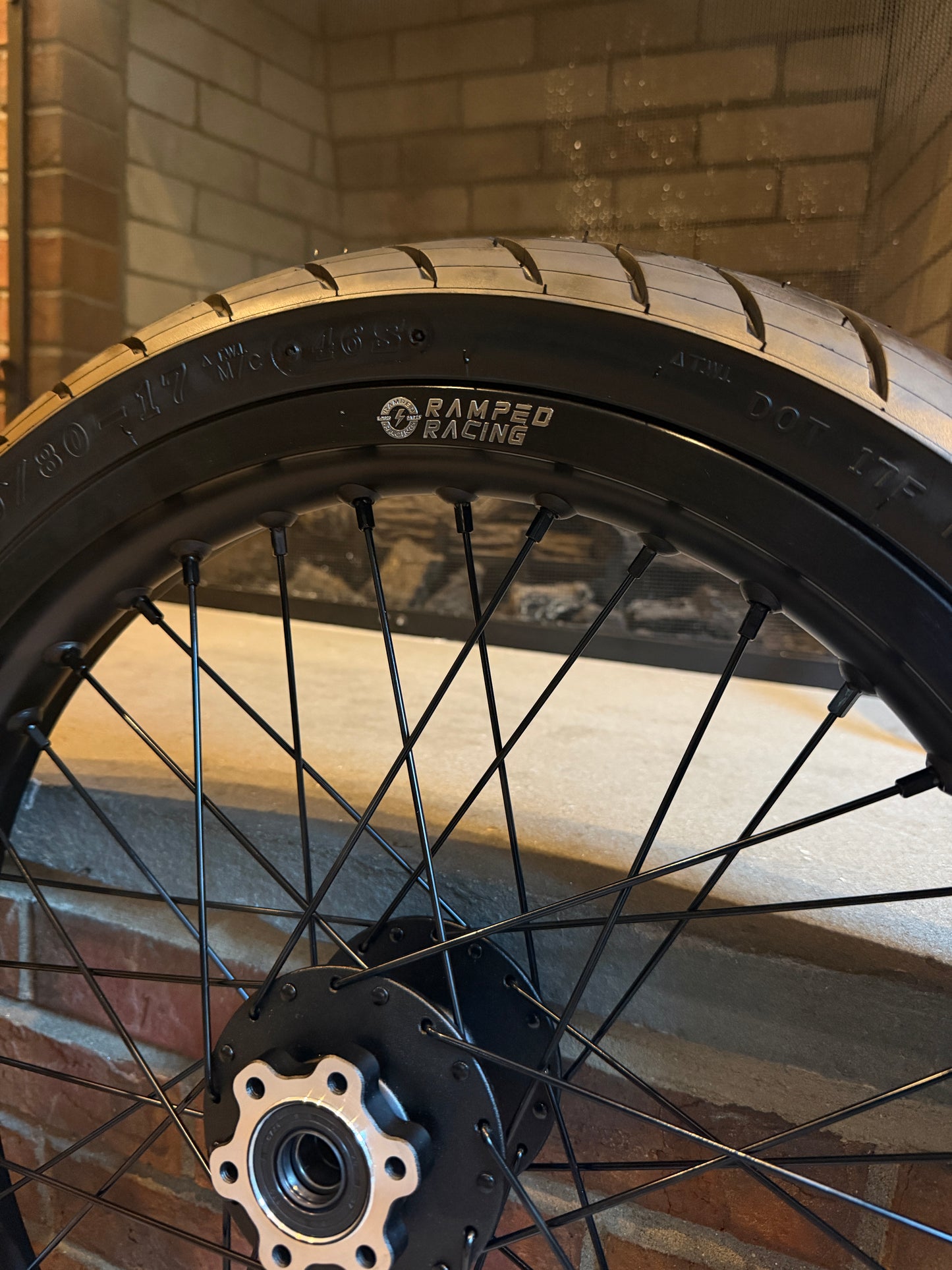 (FAST SHIPPING) 17/17 Supermoto Wheel Set for Surron Lbx, Talaria x3-x3 pro-mx3/4, Eride pro ss-2.0, 79bike, Segway, Ventus (Pre-mounted Tires )
