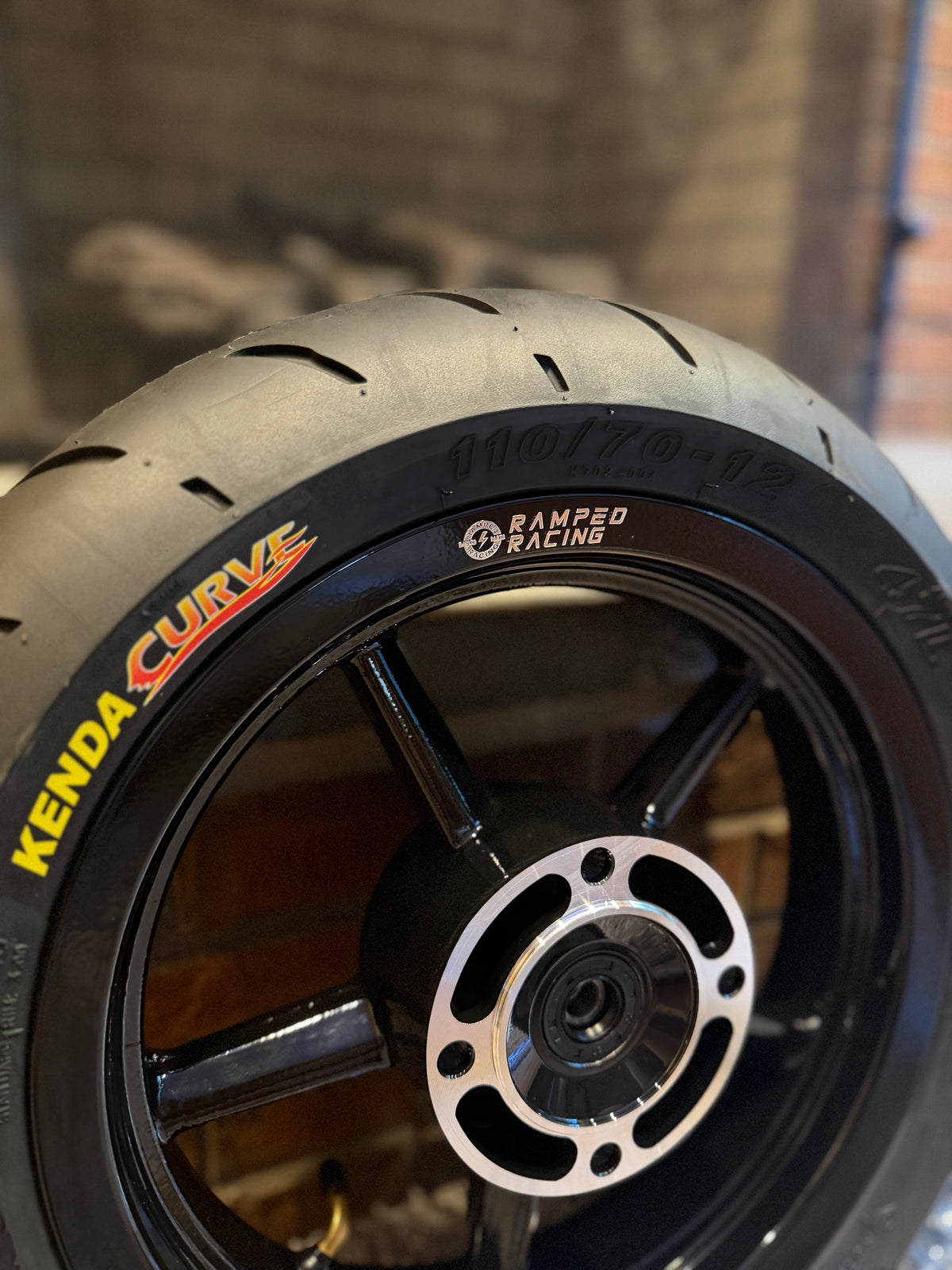 Yozma, Tuttio, Heybike,  12/12 Supermoto Wheel Set (Kenda Curve Tires) – Ships Same/Next DaY