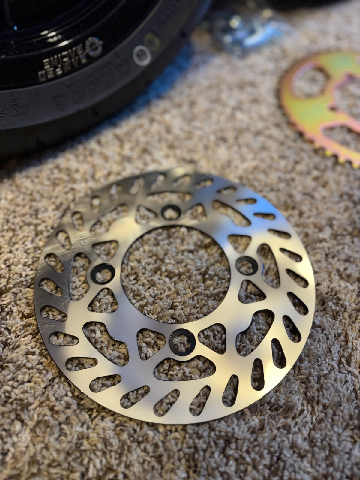 Yozma, Tuttio, Heybike,  12/12 Supermoto Wheel Set (Kenda Curve Tires) – Ships Same/Next DaY