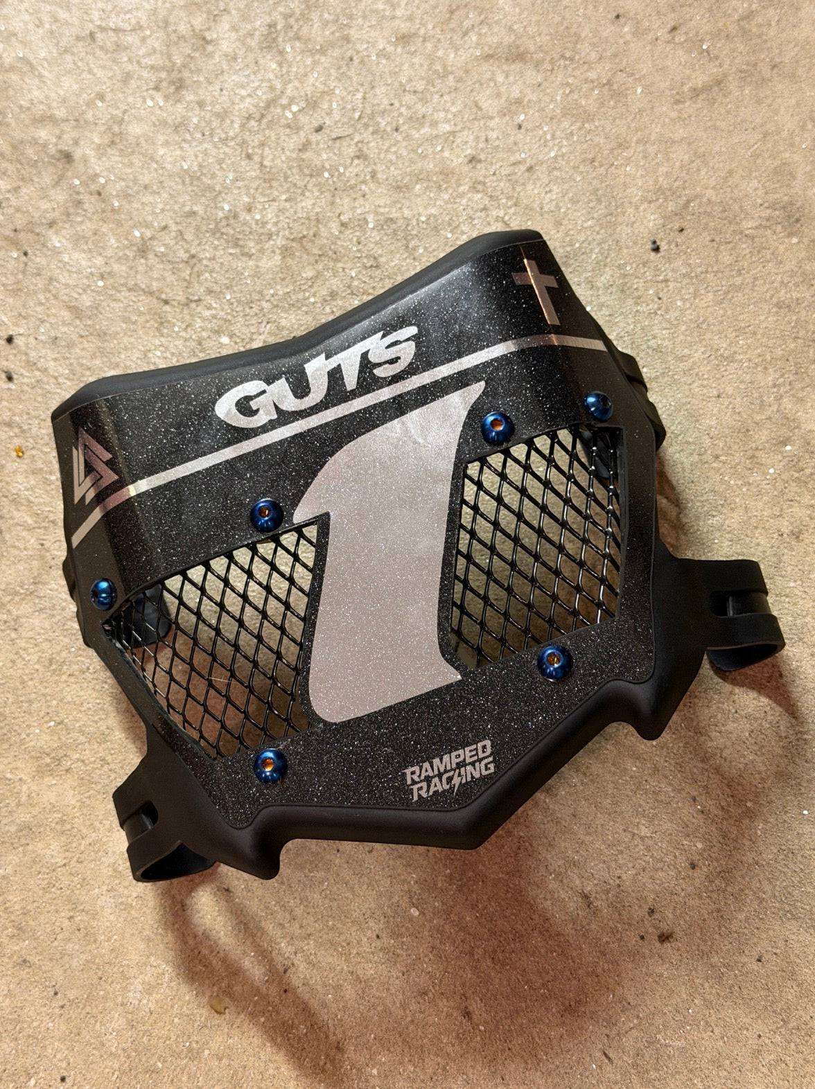 Custom Titanium Vented Plate (Black)