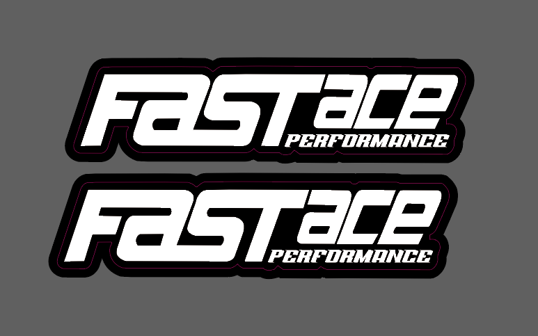 Fastace Fork Tube Decal