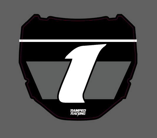 (Vented Cut) Odi Front Plate Decal