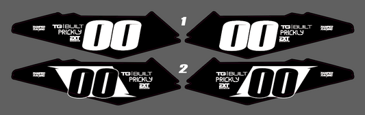 Surron lbx/Eride pro Side Fender Decals