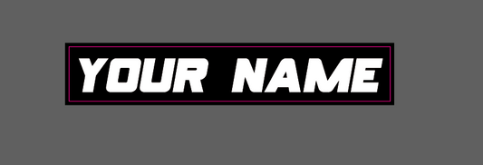 Username Swingarm Decal 2x