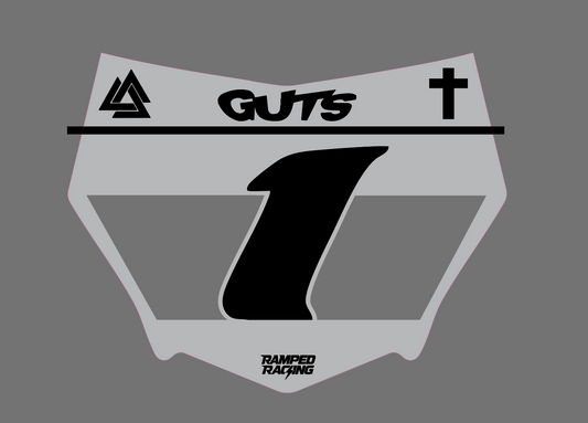 Grey Motocutz Vented Plate