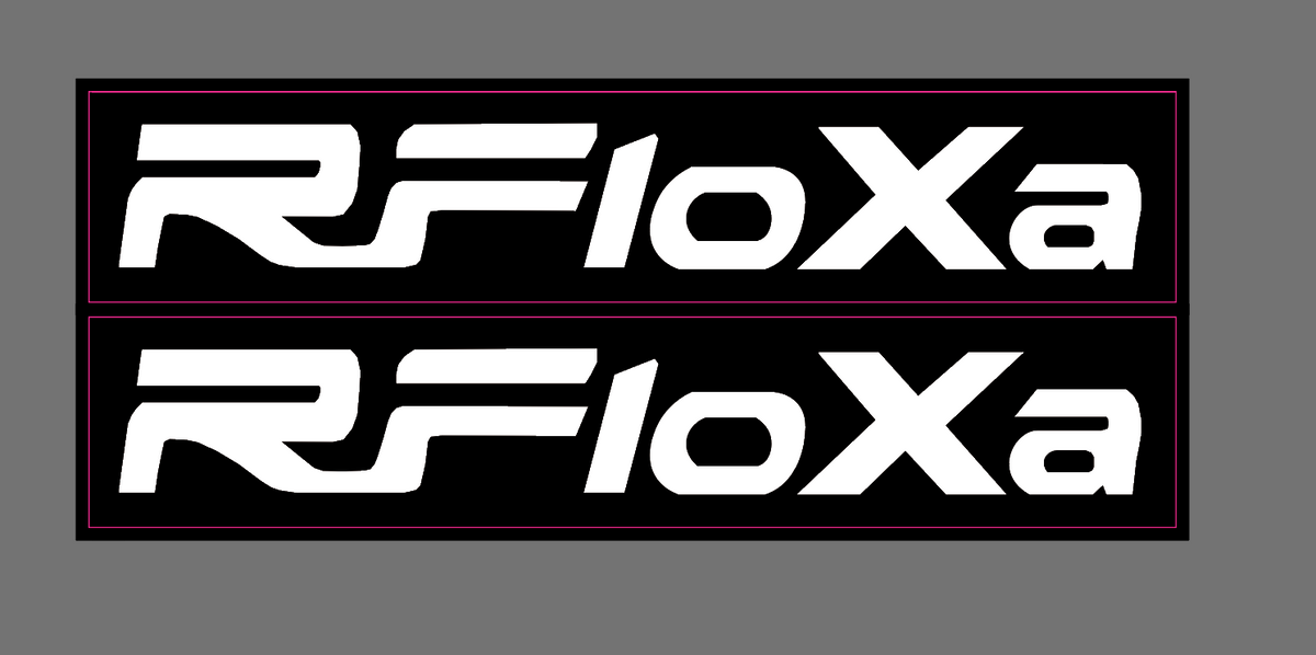 Rfloxa Fork Tube Decal